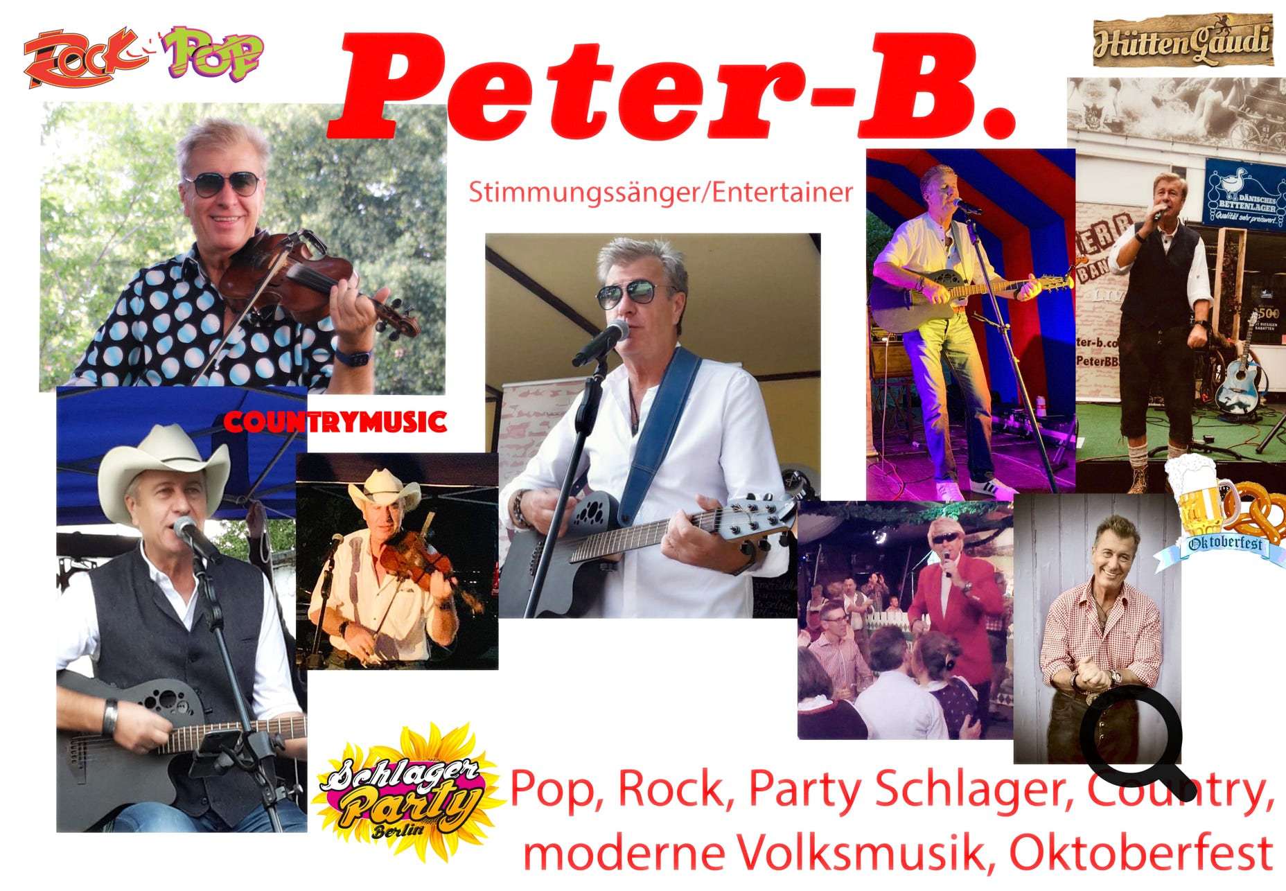 Peter-B. Sänger, Entertainer, Musiker